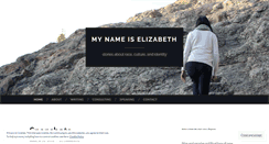 Desktop Screenshot of mynameiselizabeth.com